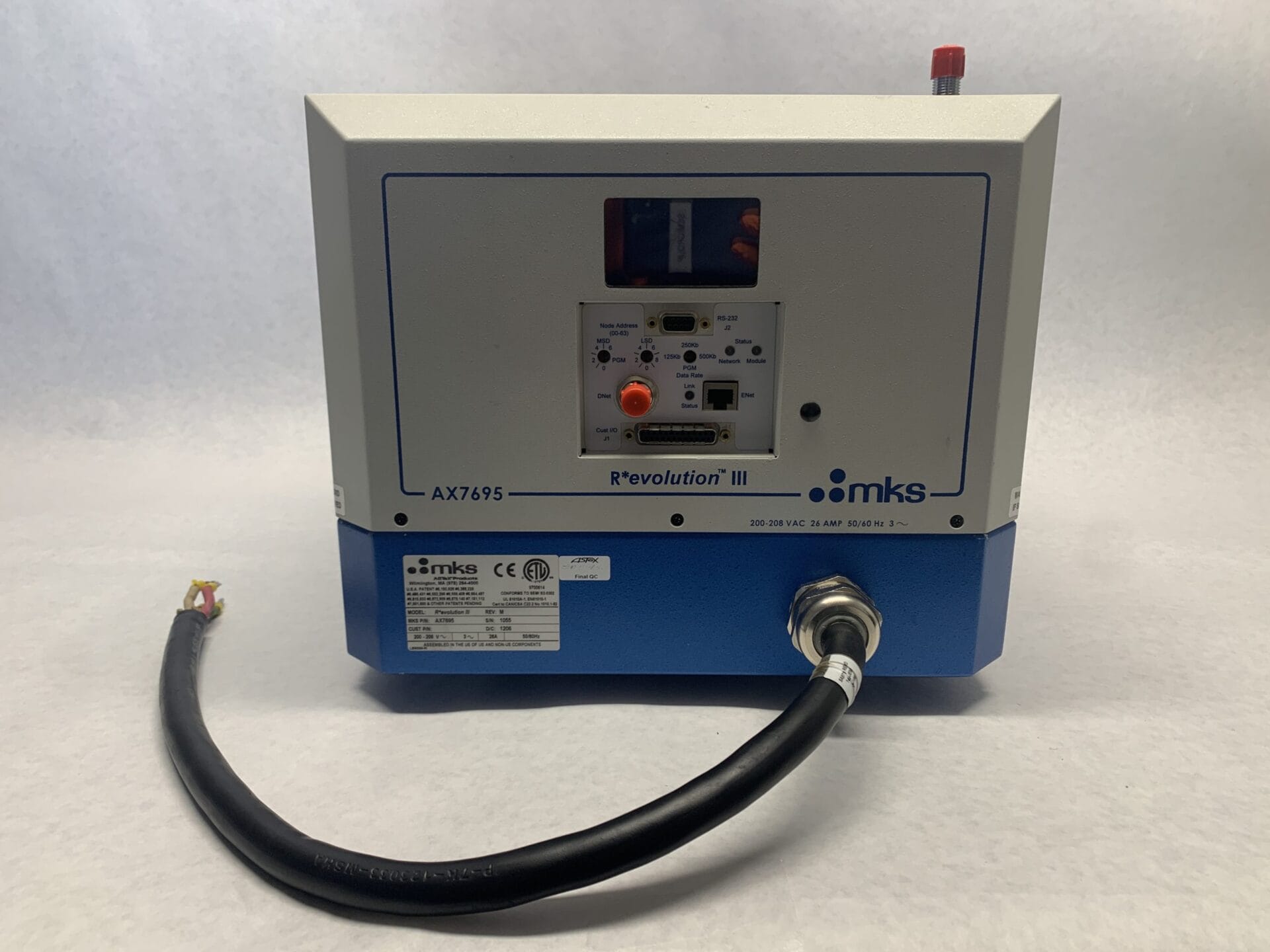 AX7695 | MKS R*evolution III Remote Plasma Source Refurbishment