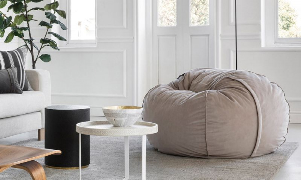 フェットサックM / ベルベット ライトグレーvetsak（フェットサック