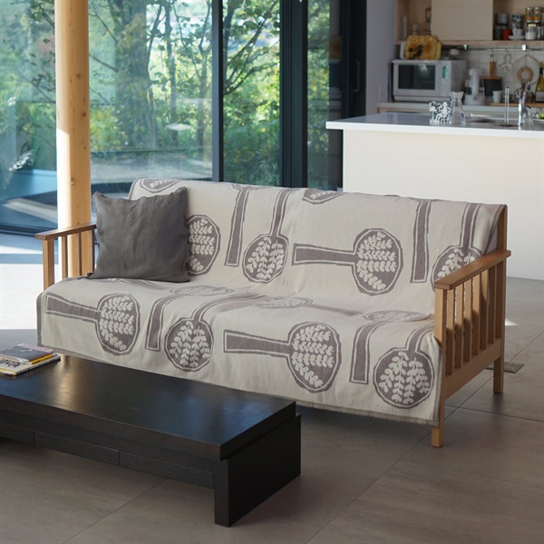 シュニールコットン シングルブランケット FOREST SPOON 140×180cm