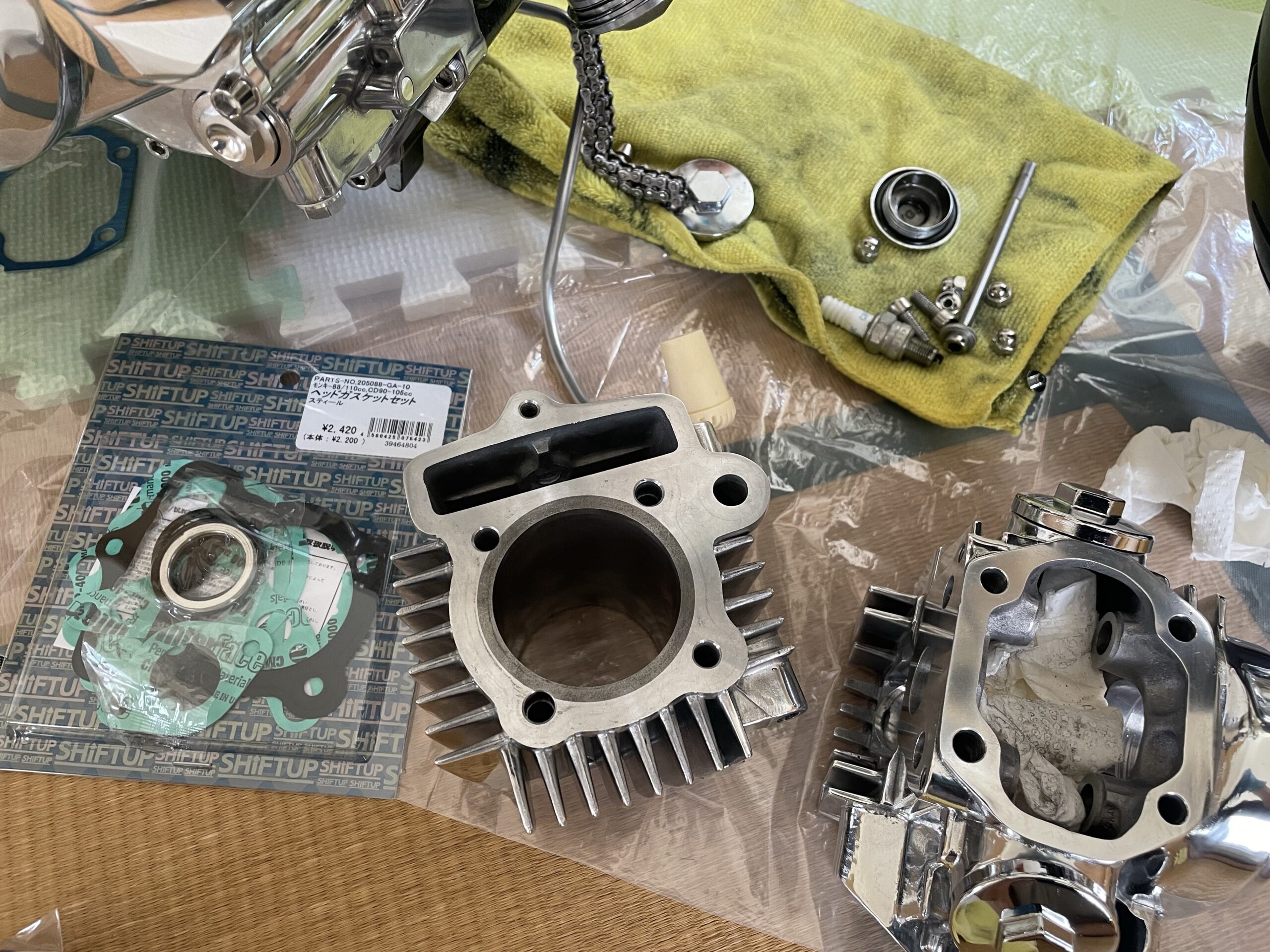 モンキー】ボアアップキットと異なるメーカーのクランクを組んでも