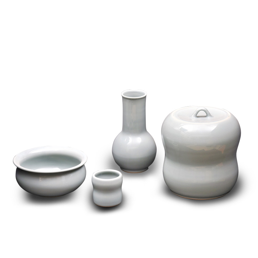 茶道具 皆具（かいぐ） 皆具 青磁 瓢型 横山 瑞祥 作 | 千年の香り 千紀園
