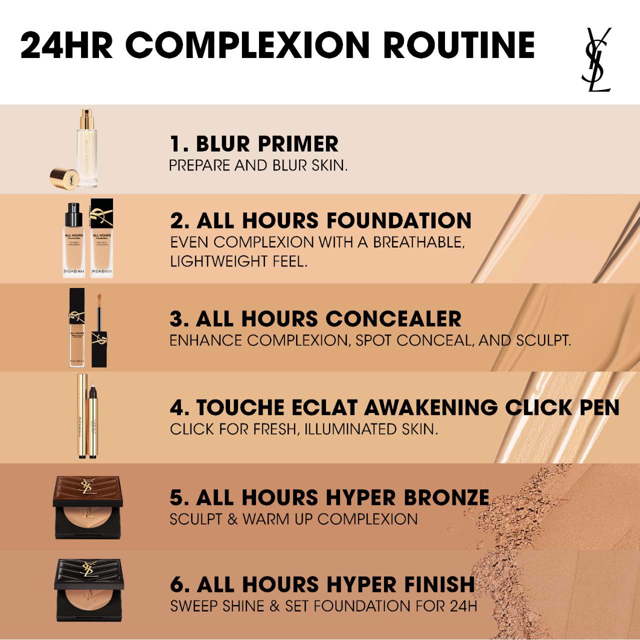 All Hours Hyper Finish 24H Multi-Use Natural Matte Powder - Yves