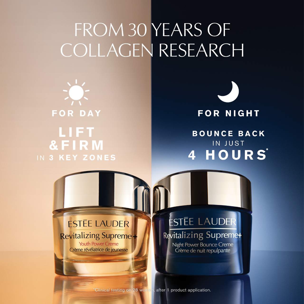 Revitalizing Supreme+ Moisturizer Night Power Bounce Cream with