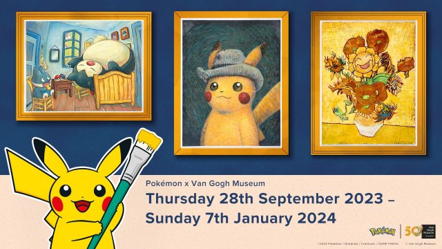 Pokémon x Vincent Van Gogh Museum - Serebii.net