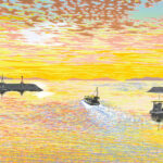 瀬戸夕景 - 版画家 小暮真望