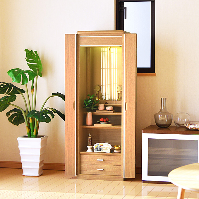 家具調仏壇 ビータ 1250 ナチュラル | 創価学会仏壇＆仏具専門店 SGI仏壇