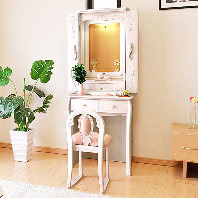 家具調仏壇 ビアンコ ホワイト 上下セット | 創価学会仏壇＆仏具専門店