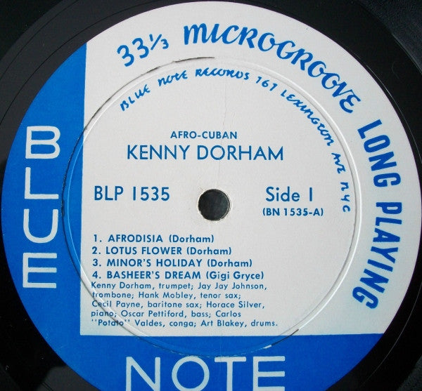Kenny Dorham – Afro-Cuban - VG+ LP Record 1957 Blue Note USA Mono