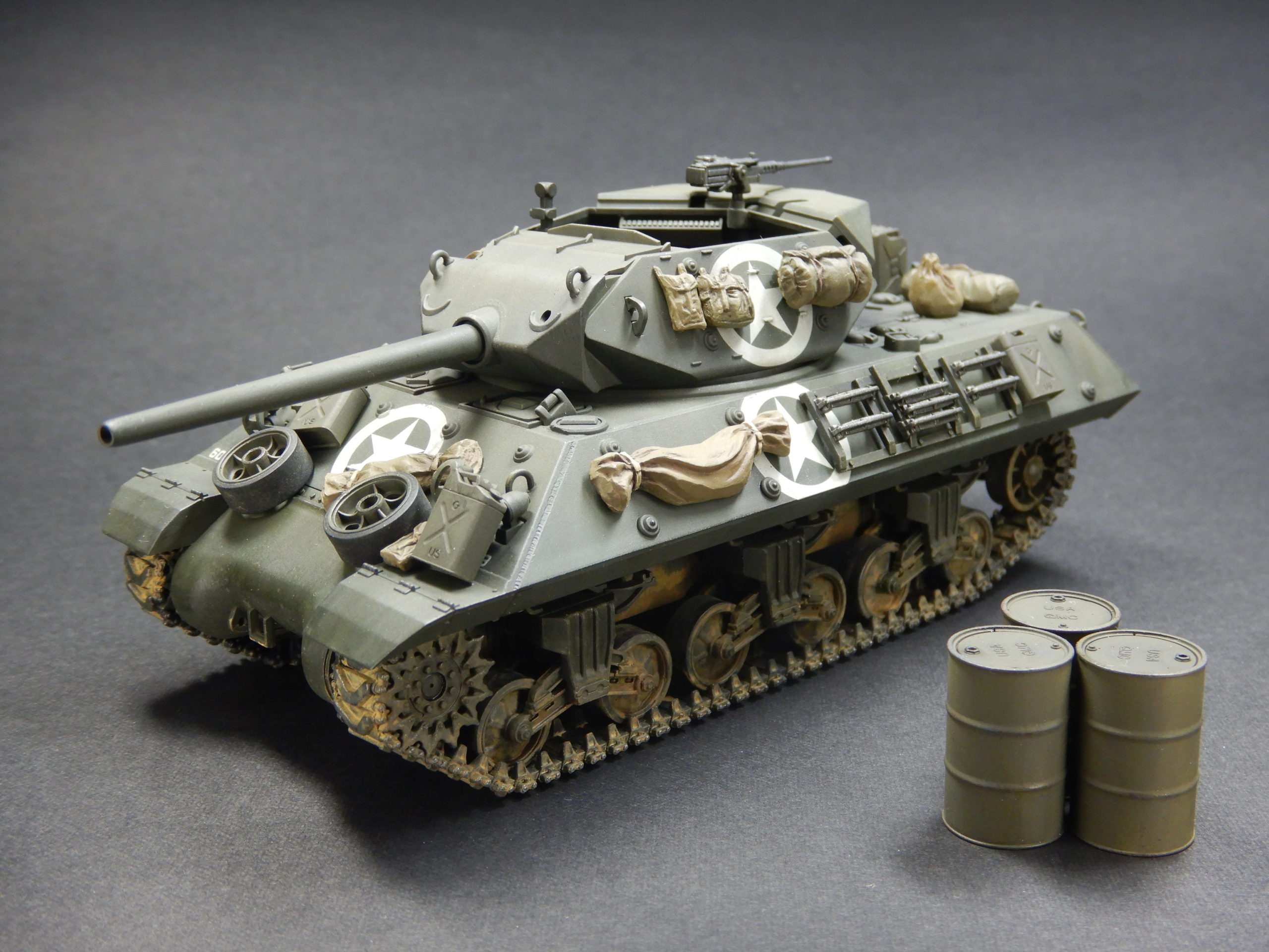 タミヤ 1/48 アメリカ陸軍 M10 駆逐戦車 中期型 | 手動式模型工作