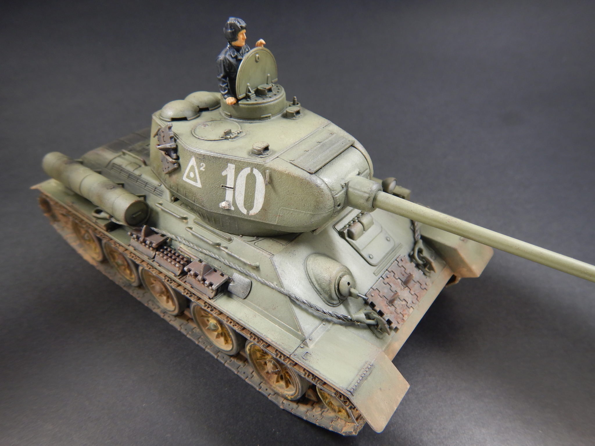 タミヤ 1/48 ソビエト中戦車 T-34-85 | 手動式模型工作