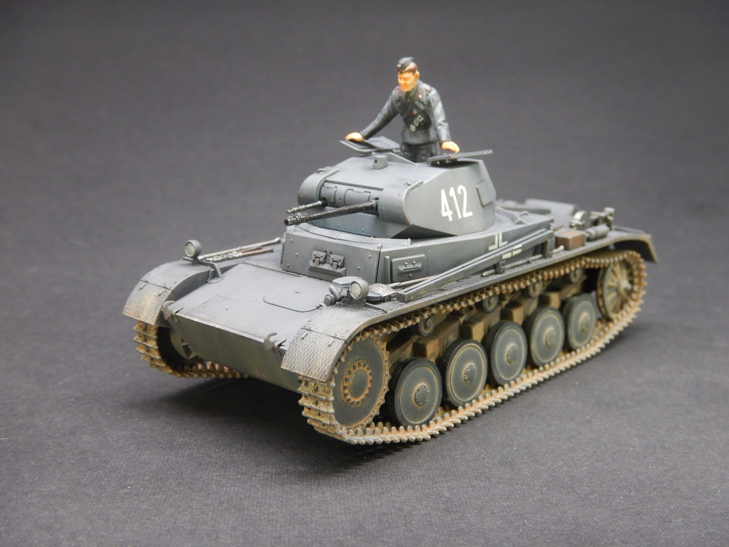タミヤ 1/48 ドイツII号戦車A～C型（フランス戦線） | 手動式模型工作