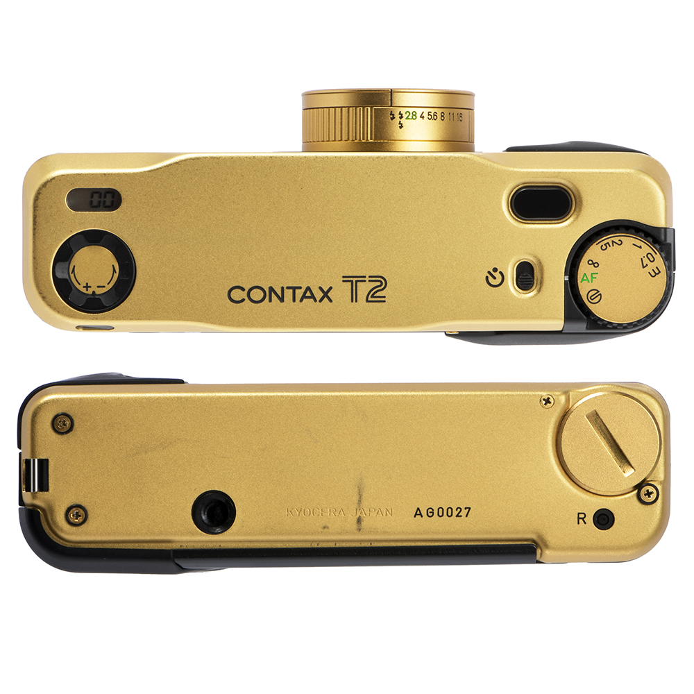 CONTAX T2 GOLD 60 YEARS LIMITED EDITION POINT & SHOOT FILM CAMERA