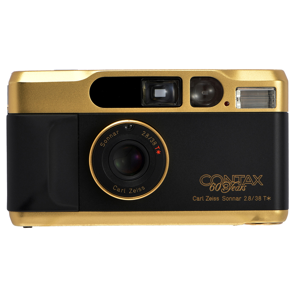 CONTAX T2 GOLD 60 YEARS LIMITED EDITION POINT & SHOOT FILM CAMERA