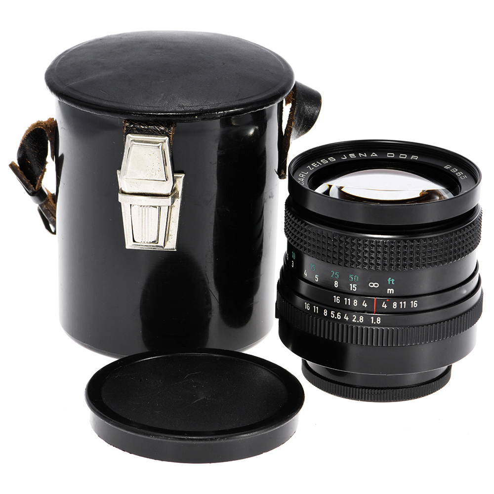 CARL ZEISS JENA DDR ELECTRIC PANCOLAR 80mm F1.8 MC LENS M42 MOUNT