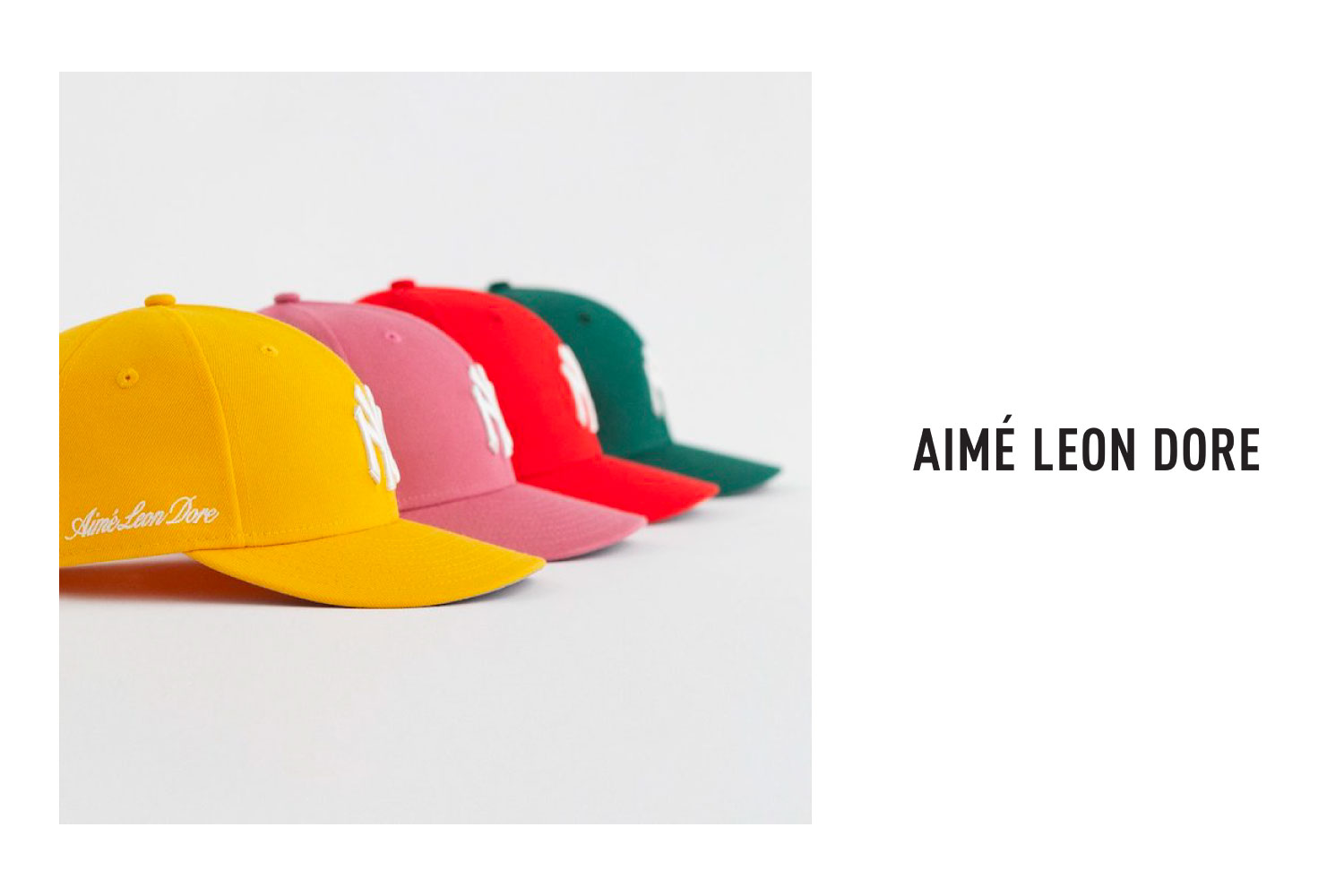 AIME LEON DORE WOOLRICH PATCH HAT | TKNY EST 2020 Aime Leon Dore