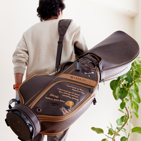 SMU-003CB.ダークブラウン（合成皮革） – キャディバッグ・ゴルフ