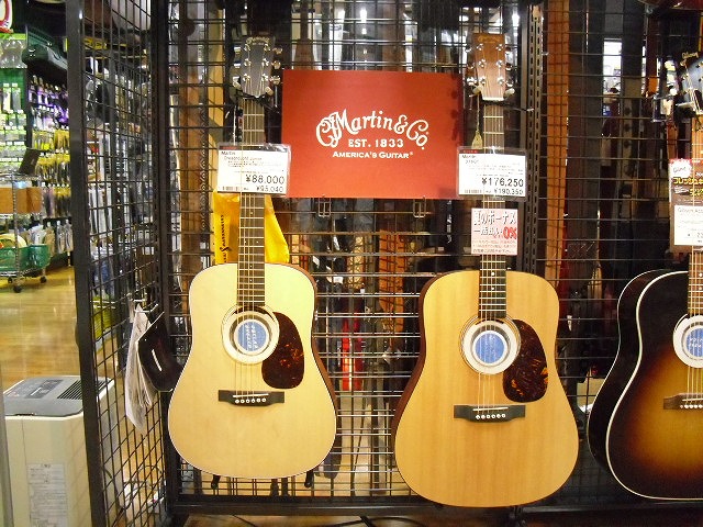 Martin ドレッドノートJrアコースティック 『本日限り値引き