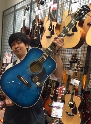 アコーステックギター】EPIPHONE Hummingbird Artist 限定カラー入荷