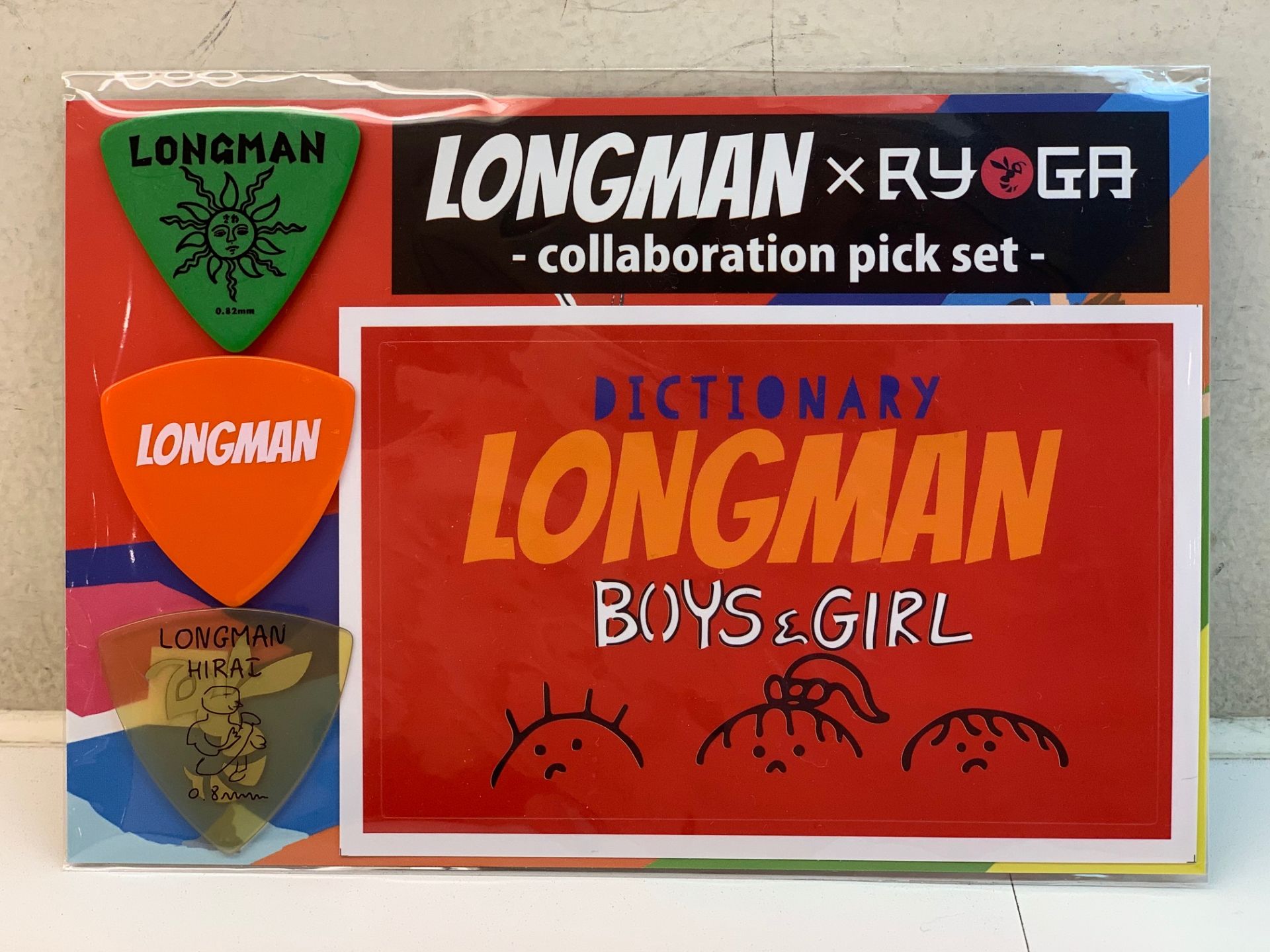 ピック】3ピースバンド「LONGMAN（ロングマン）」コラボピックセット