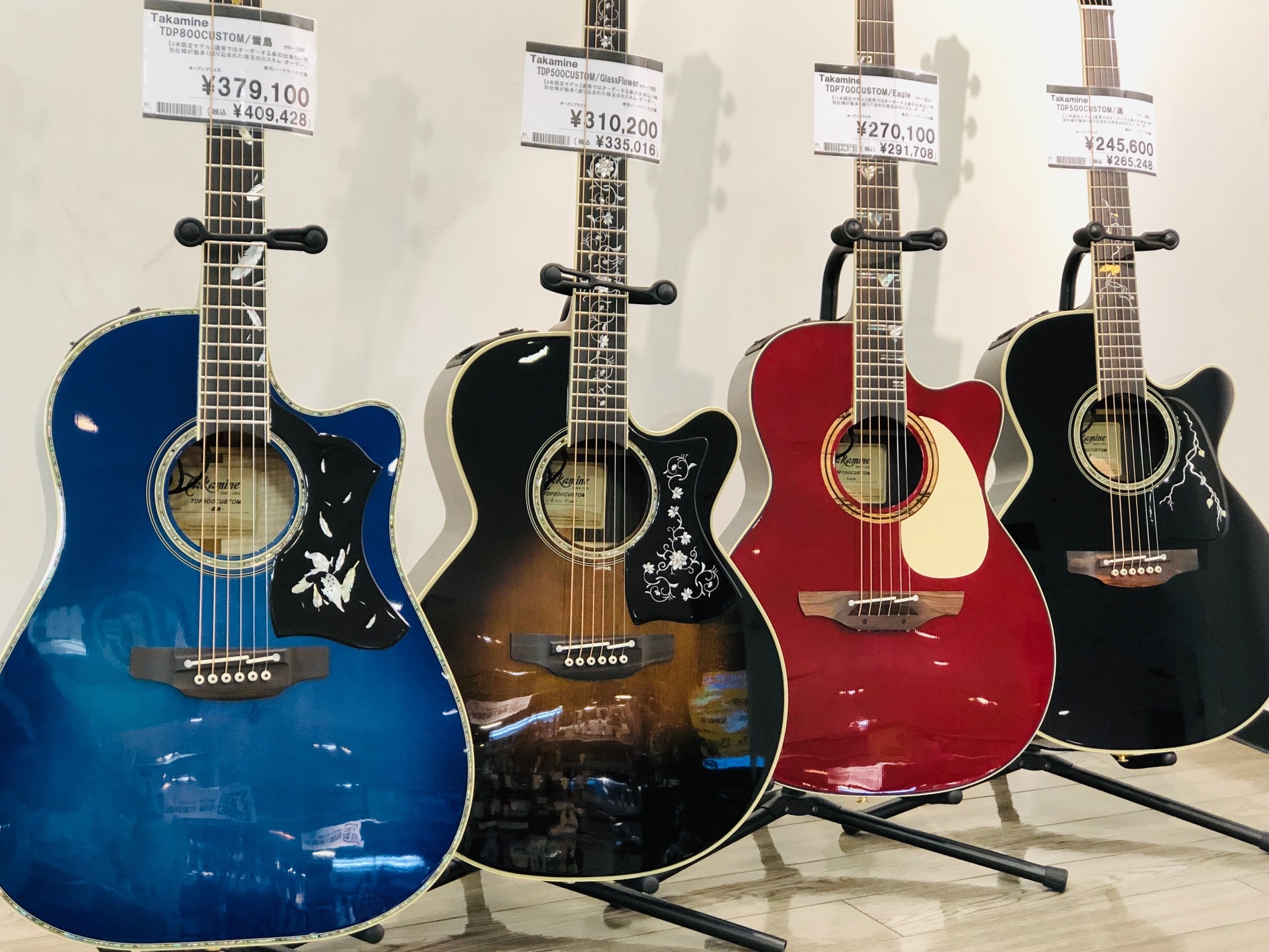 特別商材】ショップ限定タカミネ カスタムギター入荷のご案内