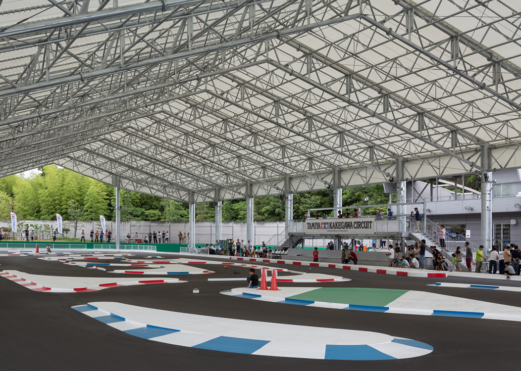 タミヤ掛川サーキットテント | 施工実績 | 清水建設