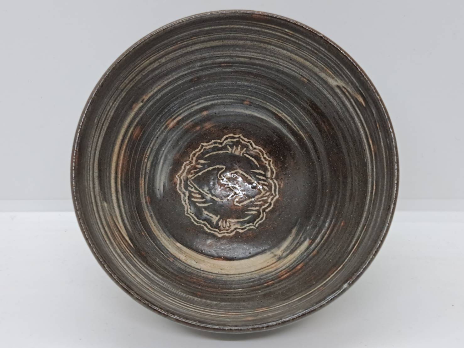 十二代坂倉新兵衛 萩焼三嶋手茶碗(即中斎好書付 二重箱)、灰被水指(即