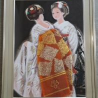 織田広喜 油彩「少女」 SM号 | 新栄堂