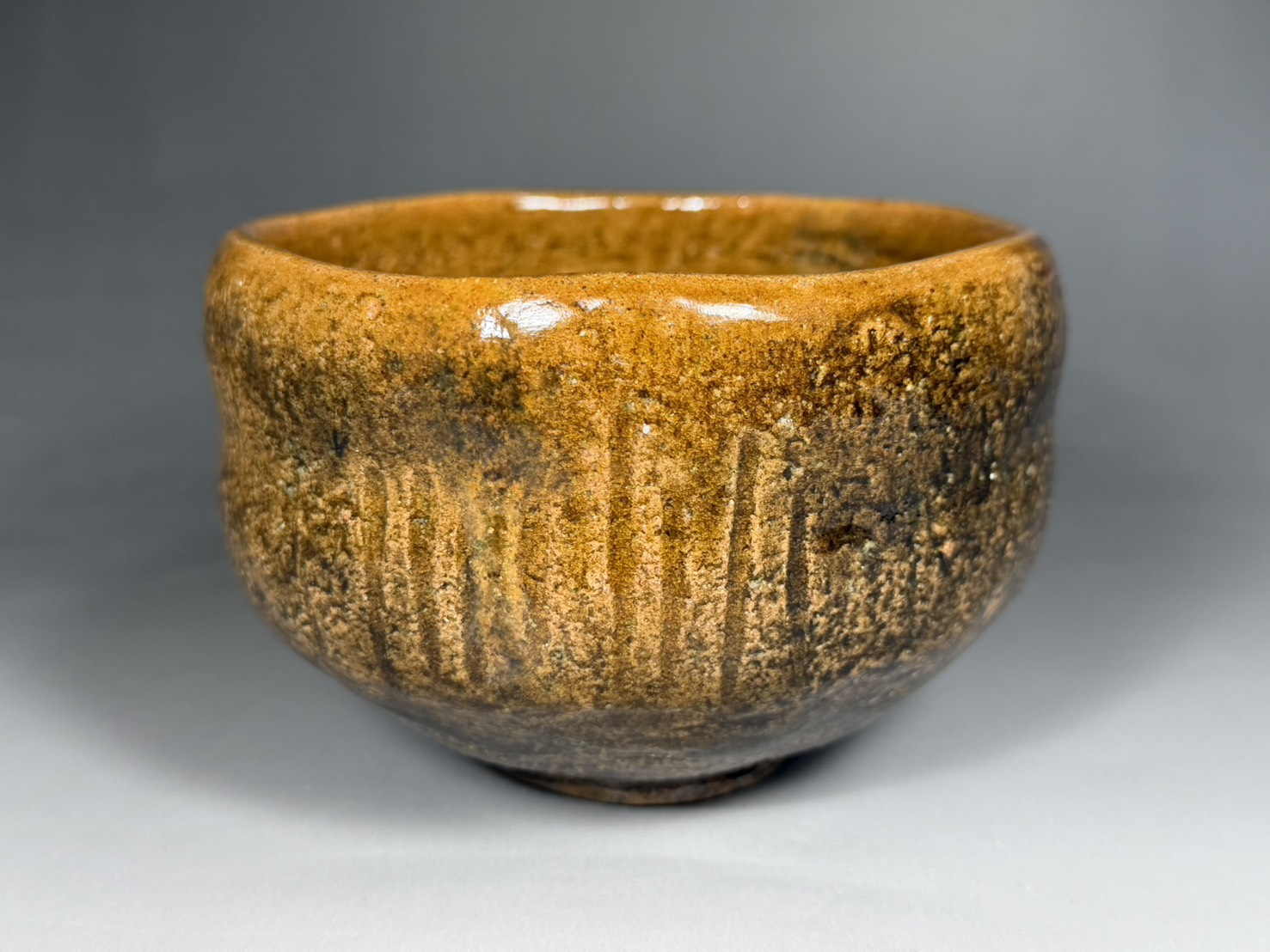 九代 大樋長左衛門 造 飴釉 茶碗 最晩年作 二重箱 | 新栄堂