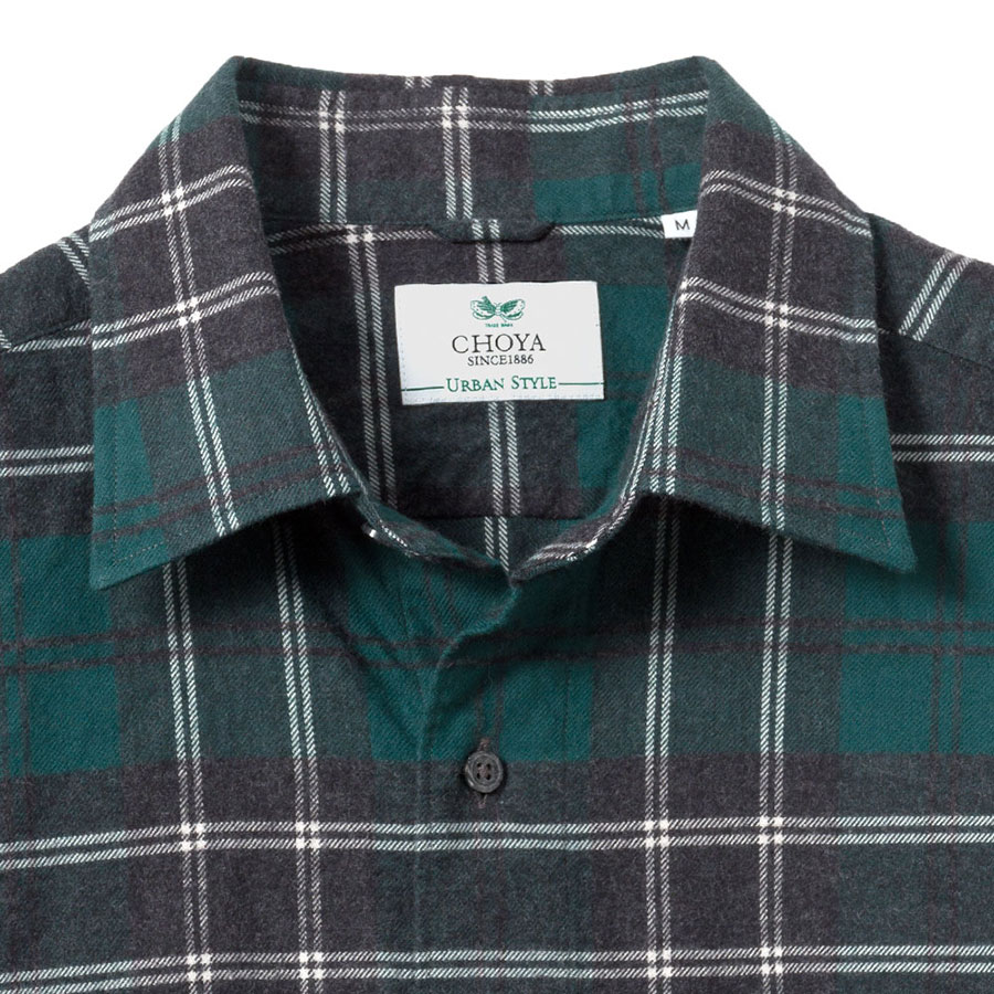 CHOYA URBAN STYLE カジュアルシャツ フランネルシャツ 長袖