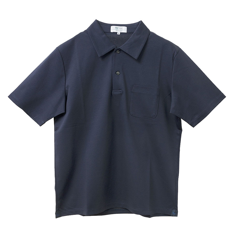 CHOYA URBAN STYLE プルオーバー 半袖 綿100% ポロシャツ 全3色 紺色