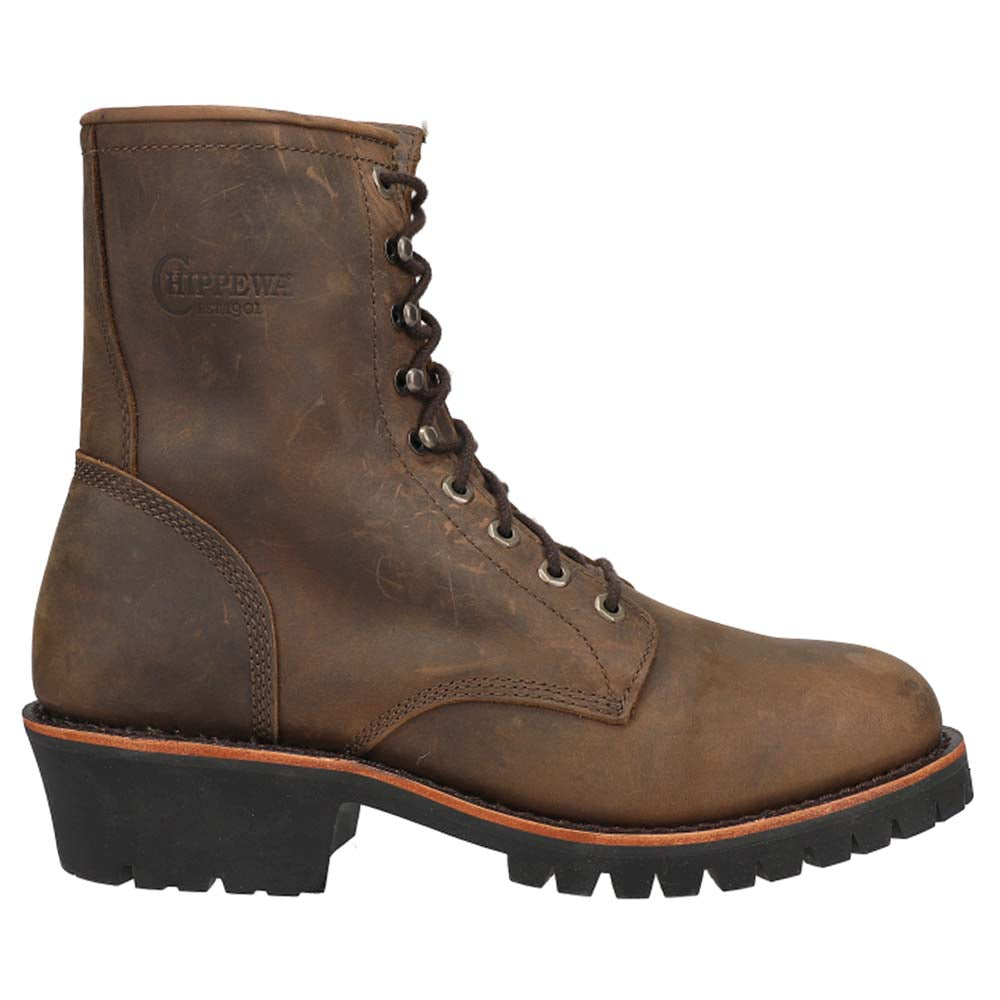 Shop Brown Mens Chippewa Classic 2.0 8 Inch Logger Lace Up Work