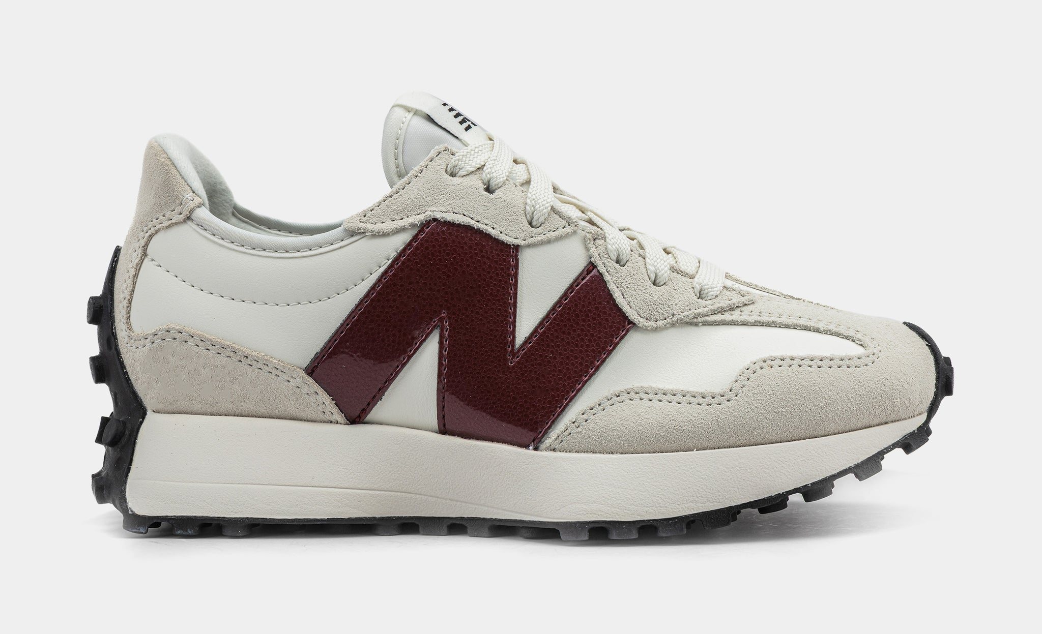 New Balance 327 Womens Running Shoes Sea Salt Monarch Burgundy