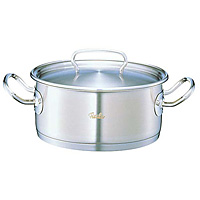 フィスラー NEWプロコレクション 18-10 ステンレス フライパン 目盛付