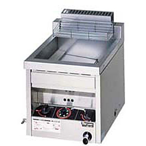 マルゼン ガス式フライヤー 二槽式 MGF-23WK LPガス - 調理器具のSHOKUBI