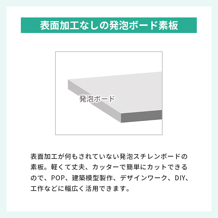スチレン ボード 素板 PSボード 5mm 厚さ A2（サイズ420×594mm