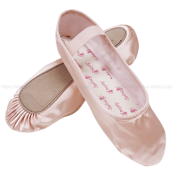 ☆限定商品 シルビア サテンバレエシューズ 甲ゴム（20.5～25.0cm