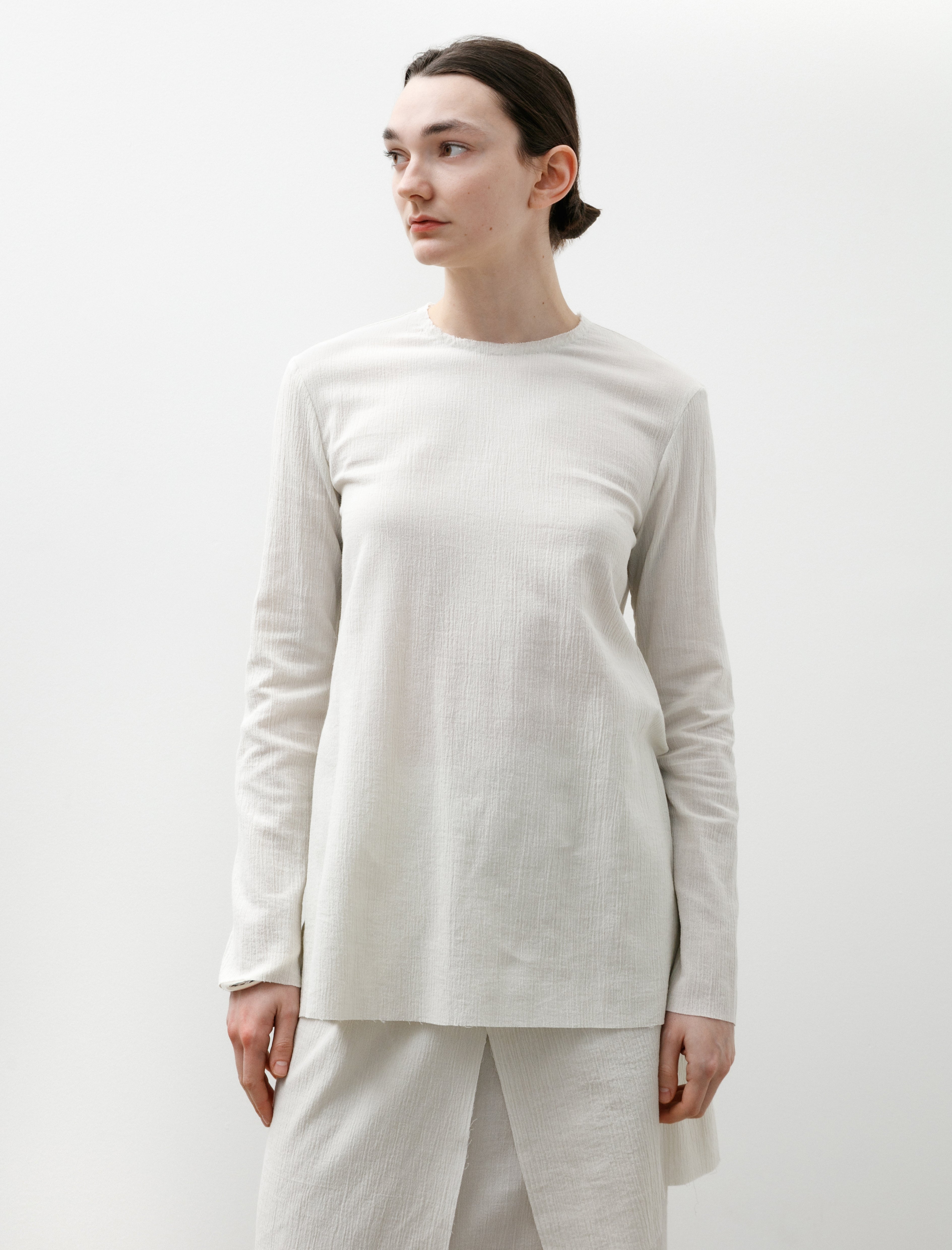 Lauren Manoogian Raw Apron Top Chalk – Neighbour