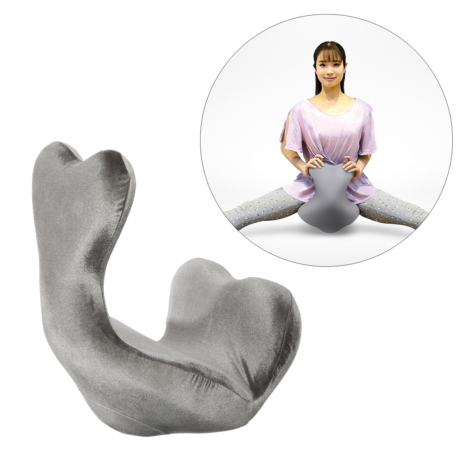 座って美姿勢 揺れてらくらく 開脚ストレッチ！ 柔ら美人 開脚ベター