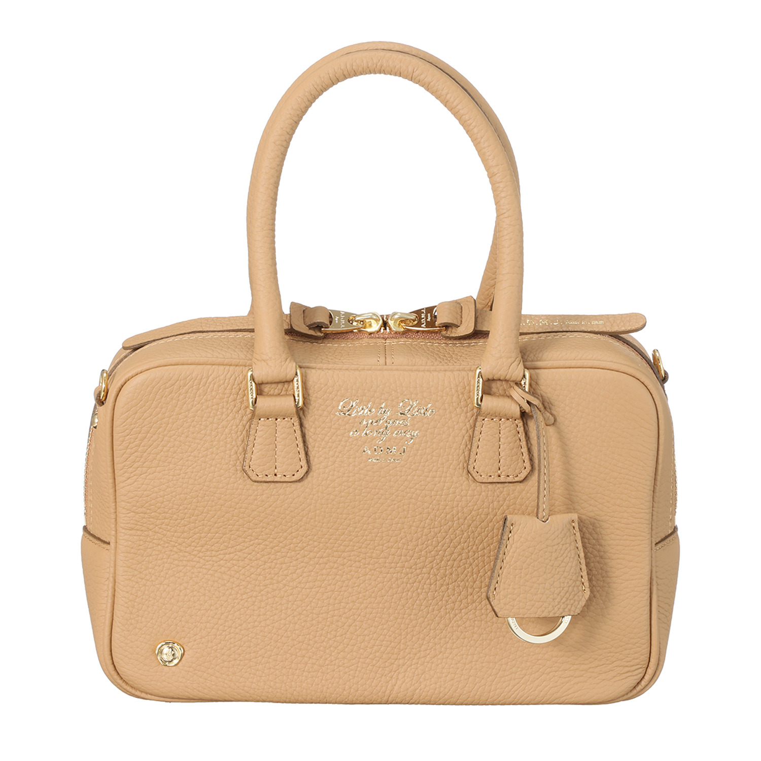 エーディーエムジェイ 牛革シュリンク型押し THE ADMJ ボストン