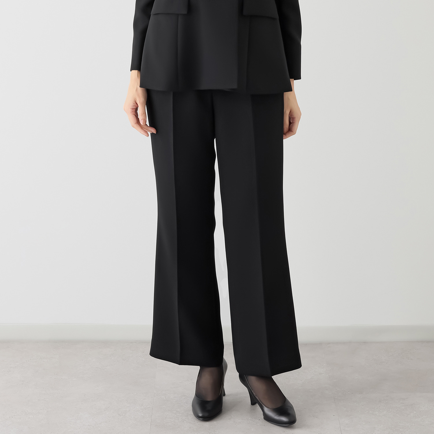 マダムヒロコ バイ ニュイ ブラックフォーマル 洗濯機で洗える！ セミ