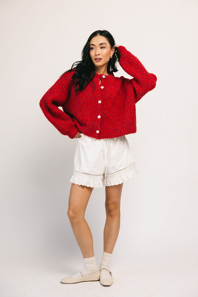 quincy cardigan // red *restocked* – shop zoco
