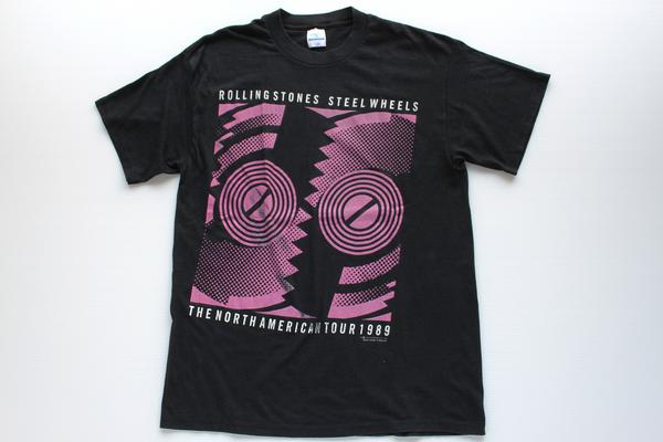 Rolling Stones 1989年北米ツアーTシャツ Lサイズ ヴィンテージ 1989