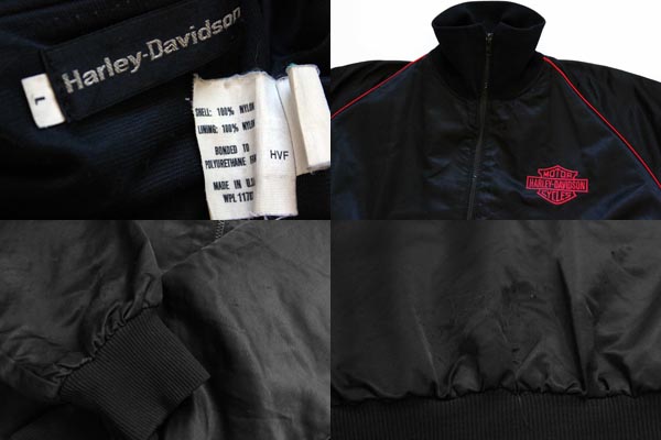 70s USA製 HARLEY-DAVIDSONハーレーダビッドソン ナイロンジャケット L