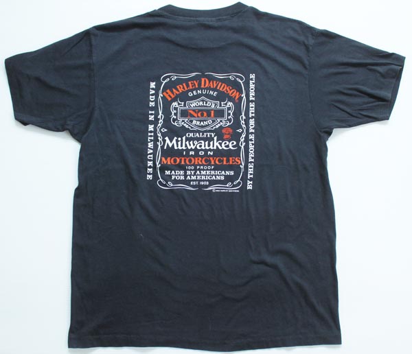 80s USA製 HARLEY-DAVIDSON ハーレー ダビッドソン Tシャツ XL