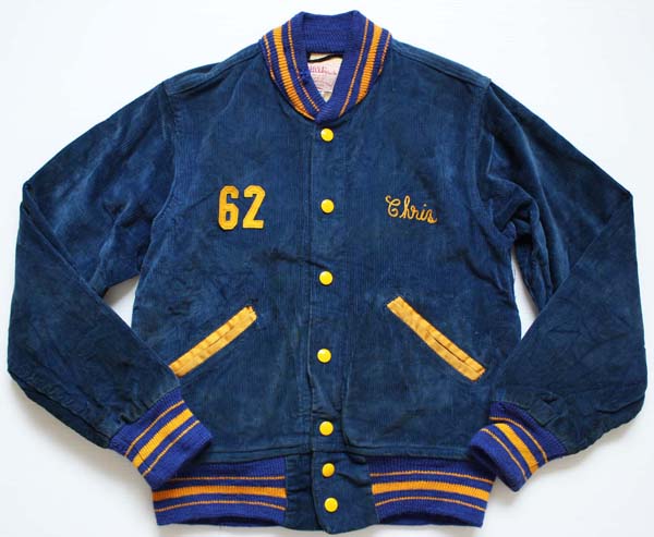 60s OLIVER フェルトパッチ コーデュロイスタジャン 32 - Sixpacjoe