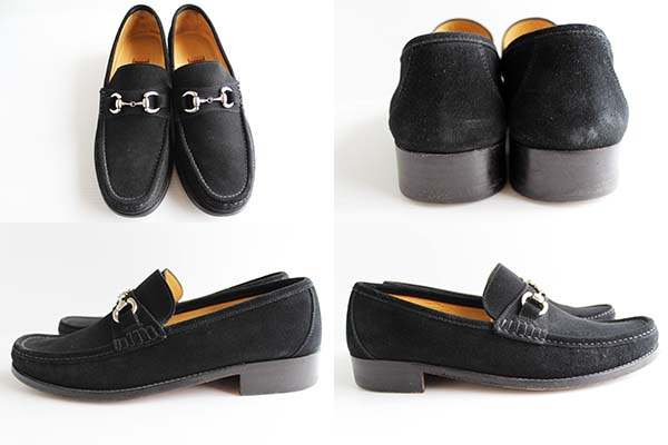 イタリア製 COLE-HAANコールハーン ビットローファー スエード レザー