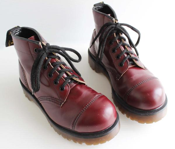 英国製 DR.MARTENSドクターマーチン 6ホールブーツ チェリーレッド UK4