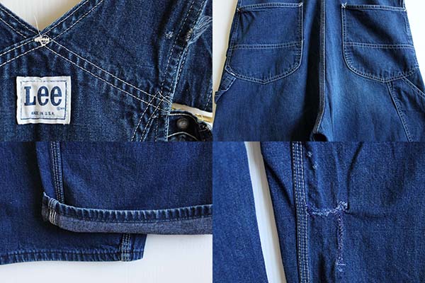 70s USA製 Leeリー デニム オーバーオール - Sixpacjoe Web Shop