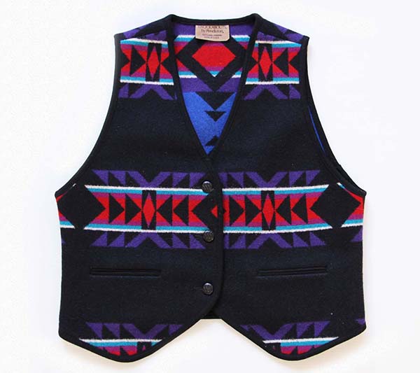 90s USA製 KNOCKABOUTS By PENDLETONペンドルトン ネイティブ柄 ウール