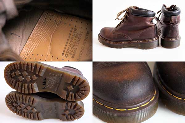 英国製 DR.MARTENSドクターマーチン 6ホールブーツ 厚底 焦げ茶 UK7